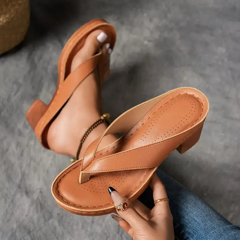 Brianna — Wood Heel Thong Sandal with Perforated Footbed — 03_DZEFZEFE_9