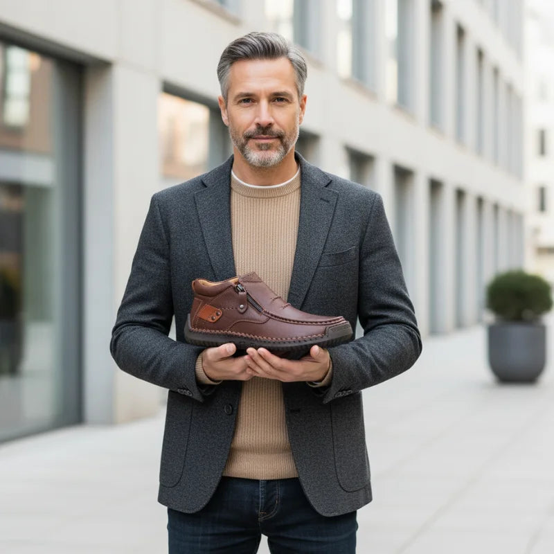 BARTON™ • Handcrafted Leather Shoes with Comfort and Character