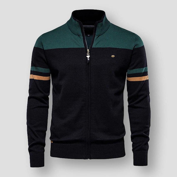 Atlas Retro Striped Bomber Jacket | Lupi