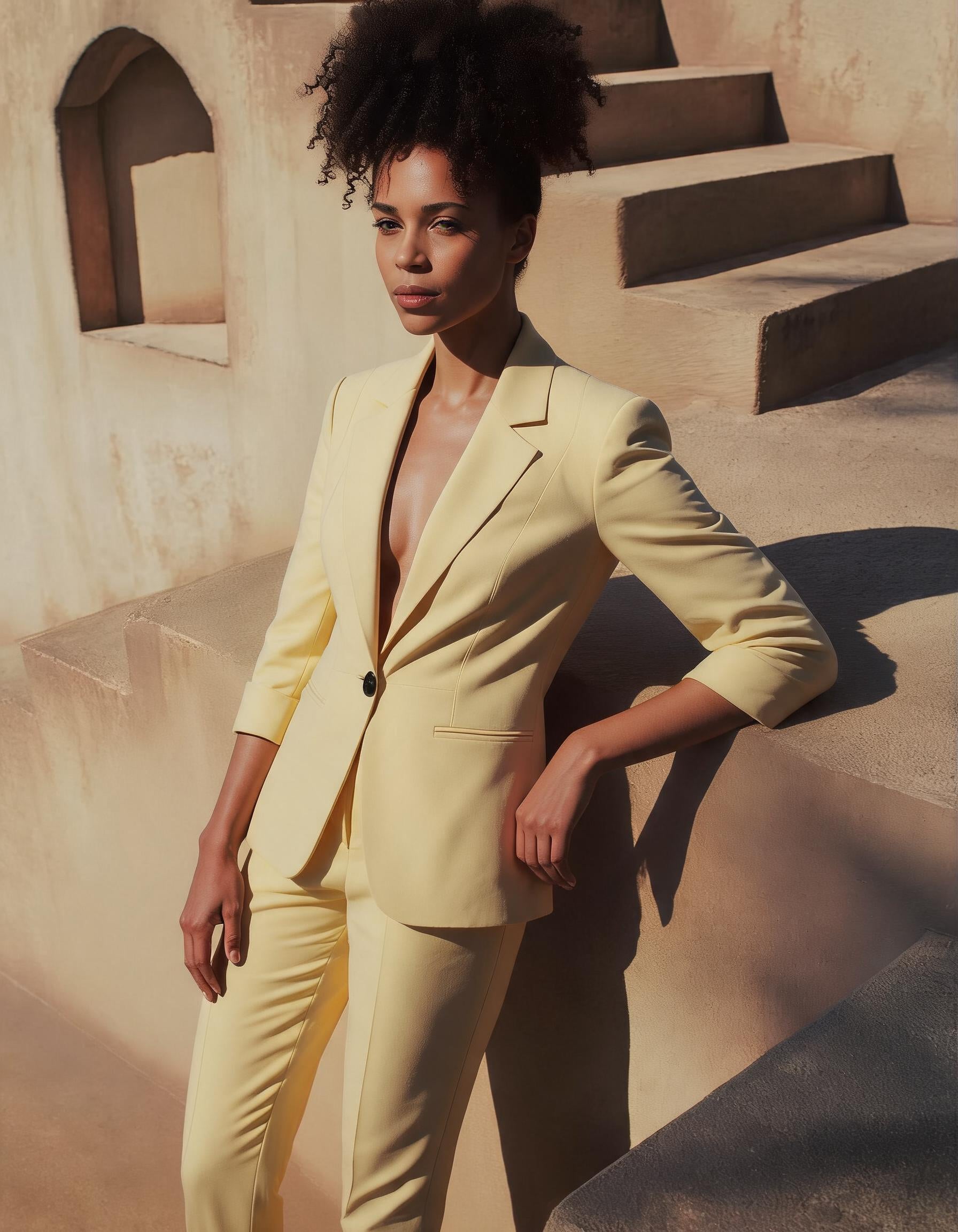 SuitLine — Women's Blazer and Cropped Pants Set — 02_magnific__primary-source-of-truthpuse-the-connected-model-ga__57601