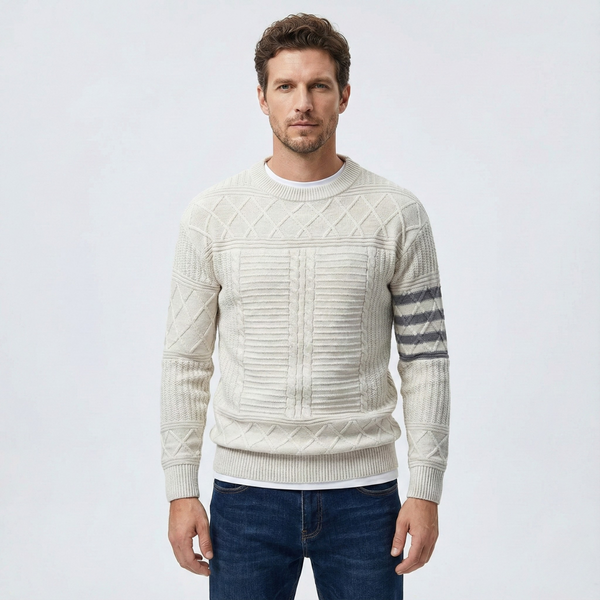 Warren Cable Crewneck Sweater | Lupi