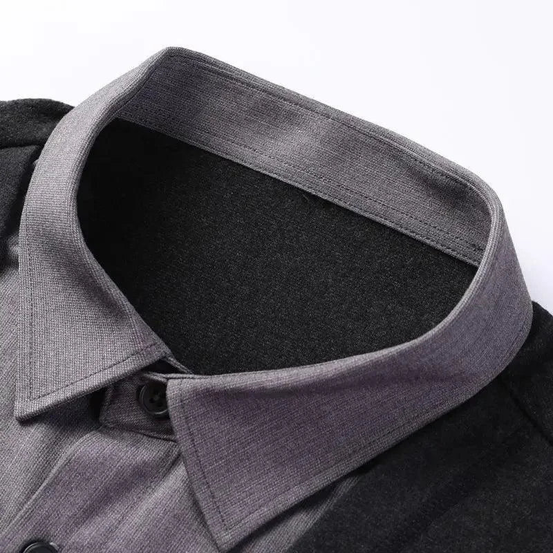Cardigan Illusion™ – 2-in-1 Layered Shirt & Cardigan