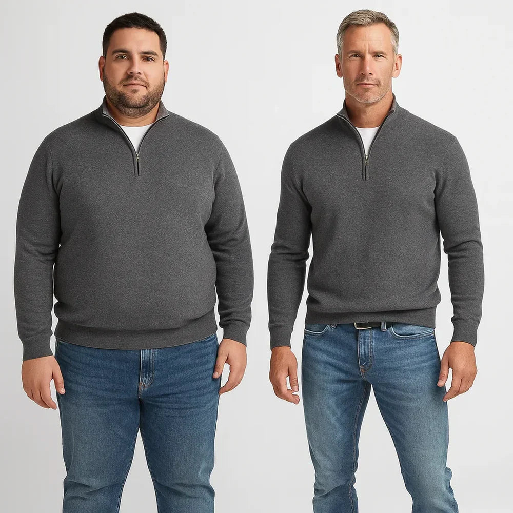 THE LUPI | Santous Zip-Up Sweater