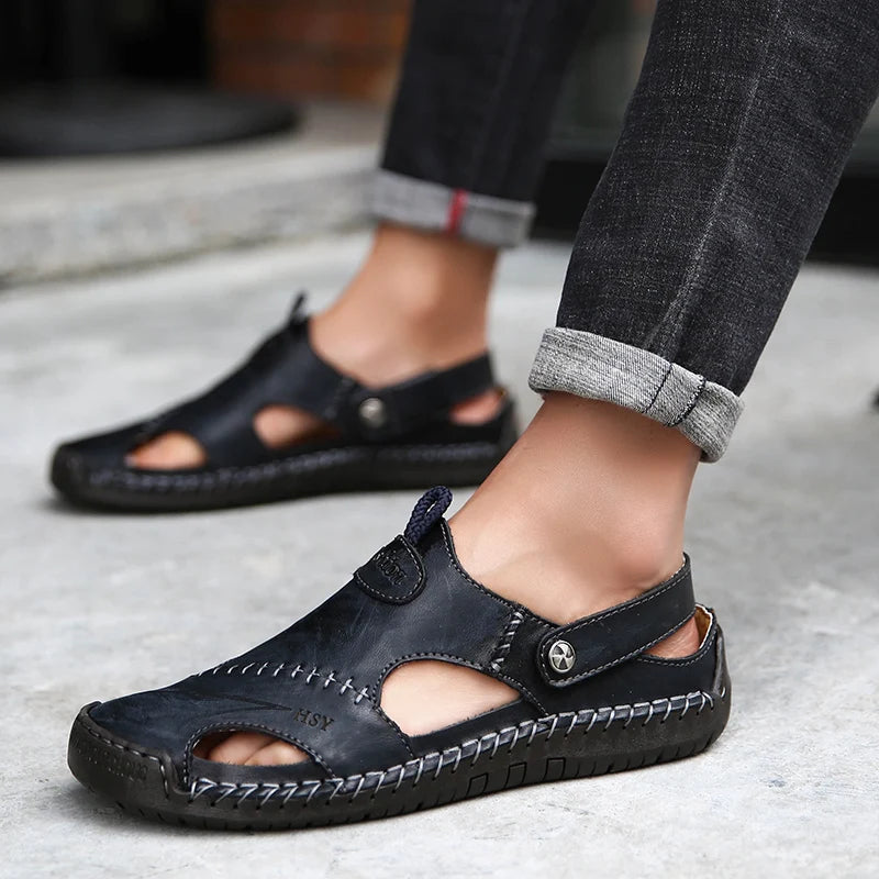 Orthopedic Leather Sandals | Lupi