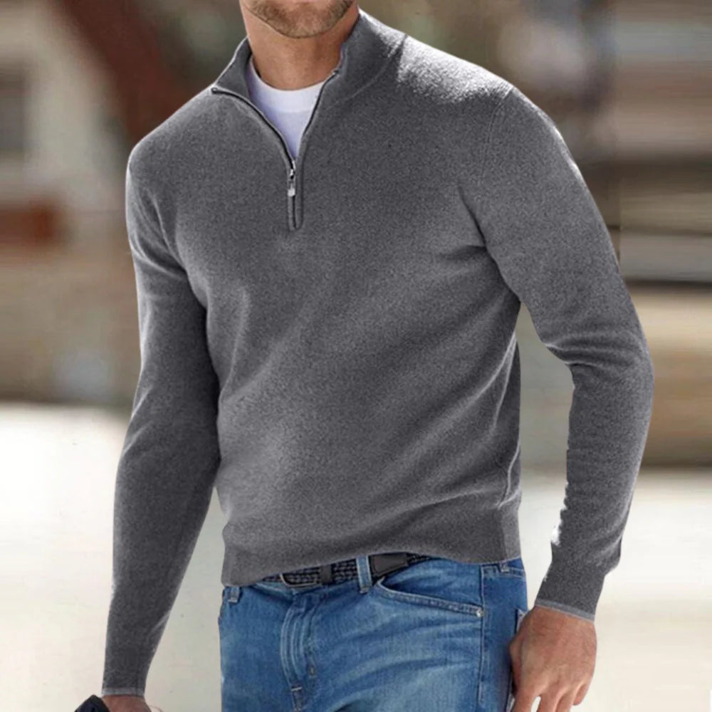 THE LUPI | Santous Zip-Up Sweater