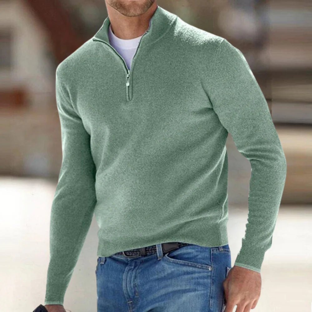 THE LUPI | Santous Zip-Up Sweater
