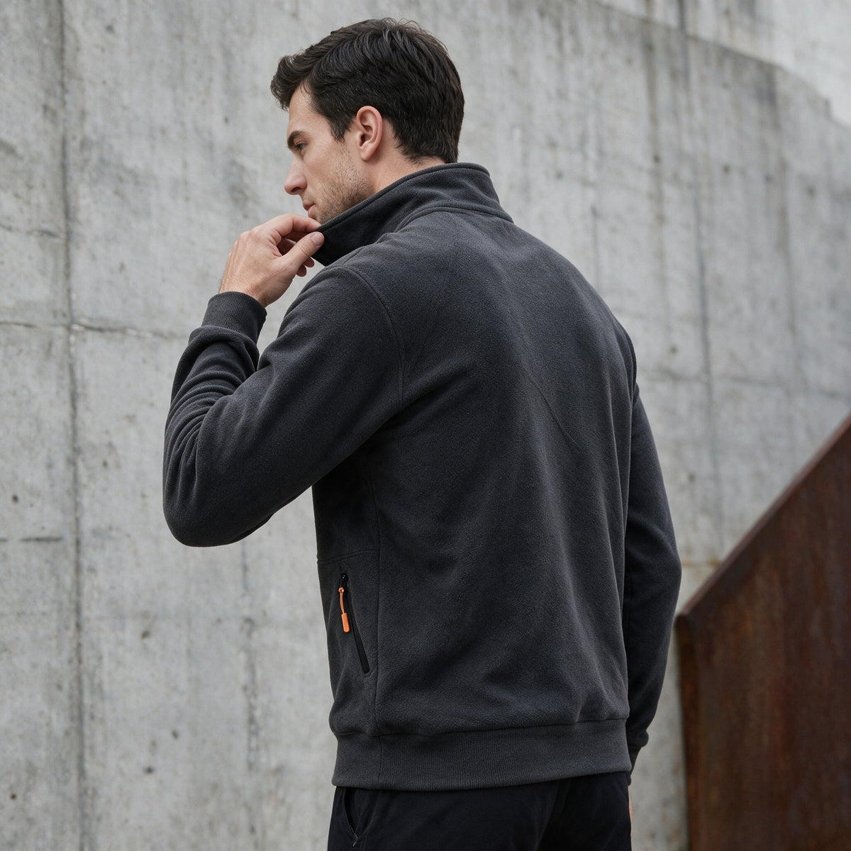 Kessler half-zip fleece — uso gola
