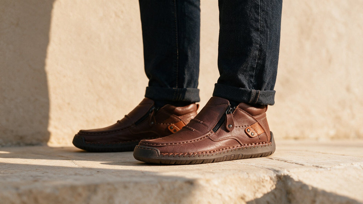 Barton™ – Handcrafted Leather Shoes with Comfort and Character